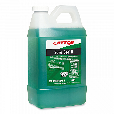 Sure Bet II Foaming FastDraw Disinfectant, Citrus Scent, 67.6 oz Bottle, 4/Carton (3144700)