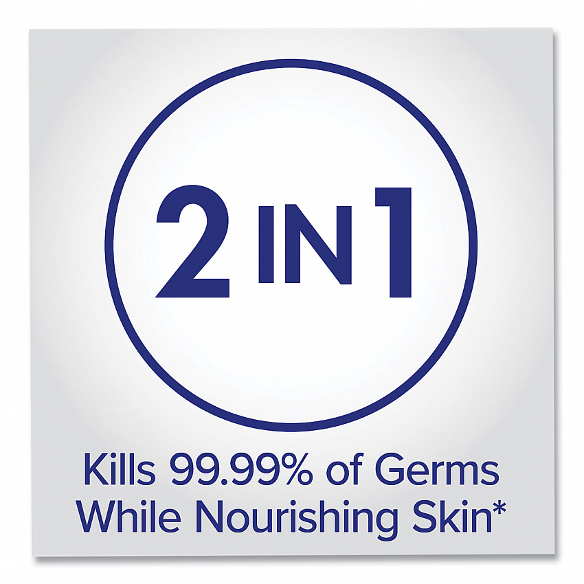 2 in 1 Moisturizing Advanced Hand Sanitizer Gel, 12 oz Pump Bottle, Clean Scent (369812)