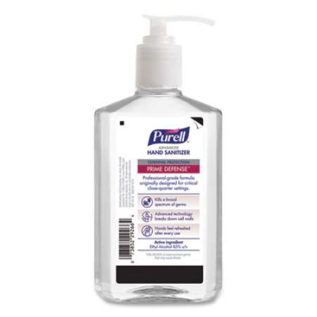 PURELL Prime Defense Advanced 85% Alcohol Gel Hand Sanitizer, 12 oz Pump Bottle, Clean Scent (369912)