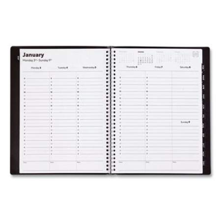 TRU RED Weekly Appointment Book with Planner Pocket, 11 x 8, Black Cover, 14-Month (Dec to Jan): 2021 to 2023 (2149422)