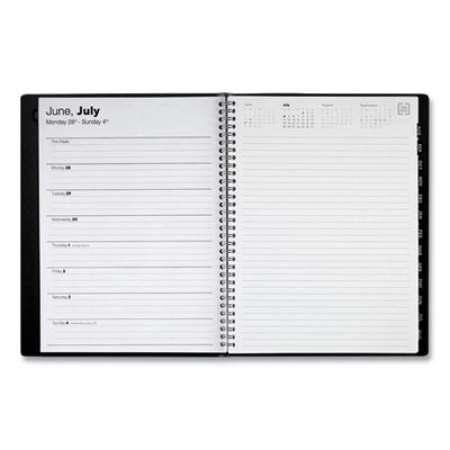 TRU RED Weekly/Monthly Planner with Planner Pocket, 11 x 8, Black Cover, 14-Month (July to Aug): 2021 to 2022 (2357221)