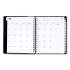 TRU RED Covered Binding Edge Weekly/Monthly Planner with Pen Holder and Planner Pocket, 9 x 7, Black, 14-Month (July-Aug): 2021-2022 (2549721)