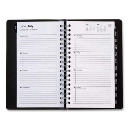 TRU RED Weekly/Monthly Planner with Planner Pocket, 6 x 3, Black Cover, 14-Month (July to Aug): 2021 to 2022 (2550121)
