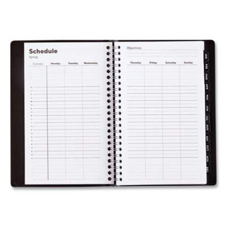 TRU RED Weekly/Monthly Planner with Planner Pocket, 8 x 5, Black Cover, 14-Month (Dec to Jan): 2021 to 2023 (5848022)