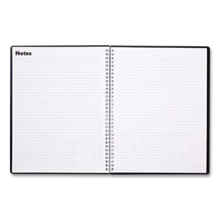 TRU RED Weekly Teacher Planner, Two-Page Spread (Nine Classes), 11 x 8.5, Black Cover (5949821)
