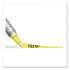 BIC Brite Liner Flex Tip Highlighters, Yellow Ink, Brush Tip, Yellow/Silver/Smoke Barrel, 3/Pack (GBLBP31YEL)