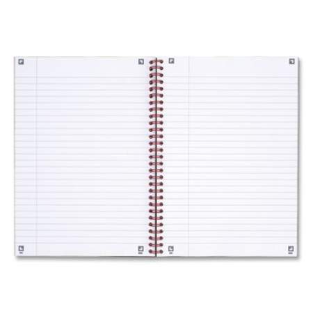 Black n' Red Hardcover Twinwire Notebooks, 1 Subject, Wide/Legal Rule, Black/Red Cover, 9.88 x 6.88, 70 Sheets (400110532)