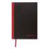Black n' Red Hardcover Casebound Notebooks, 1 Subject, Wide/Legal Rule, Black/Red Cover, 9.75 x 6.75, 96 Sheets (400110531)