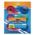 BIC Wite-Out EZ Correct Correction Tape, Non-Refillable, 0.17" x 468", White Tape, 6/Pack (WOTAPP6WHI)