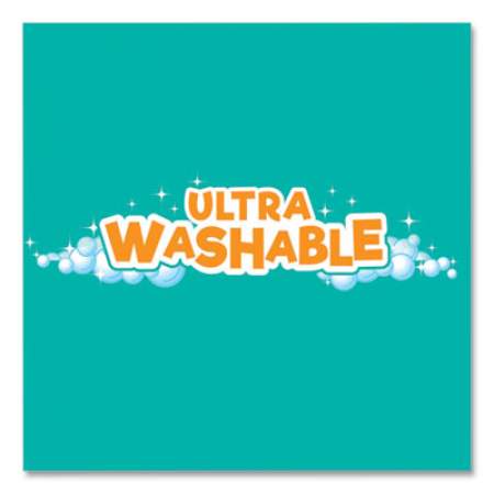 BIC Kids Ultra Washable Jumbo Markers, Medium Bullet Tip, Assorted Colors, 10/Pack (BKCMJ10AST)