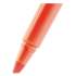 BIC Brite Liner Highlighter, Fluorescent Orange Ink, Chisel Tip, Orange/Black Barrel, Dozen (BL11OE)