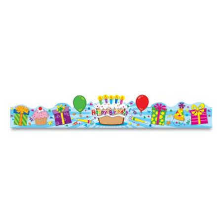 Carson-Dellosa Education Student Crown, Birthday, 23.5 x 4, Assorted Colors, 30/Pack (101021)