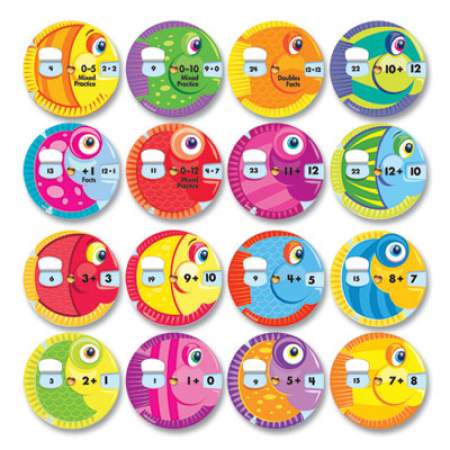 Carson-Dellosa Education EZ-Spin, Additon Game, Ages 5 to 7, 18/Pack (120227)