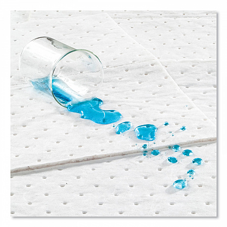 TASKBrand Industrial Oil Only Sorbent Pad, 0.17 gal, 15 x 18, 100/Carton (OSMABCPW)