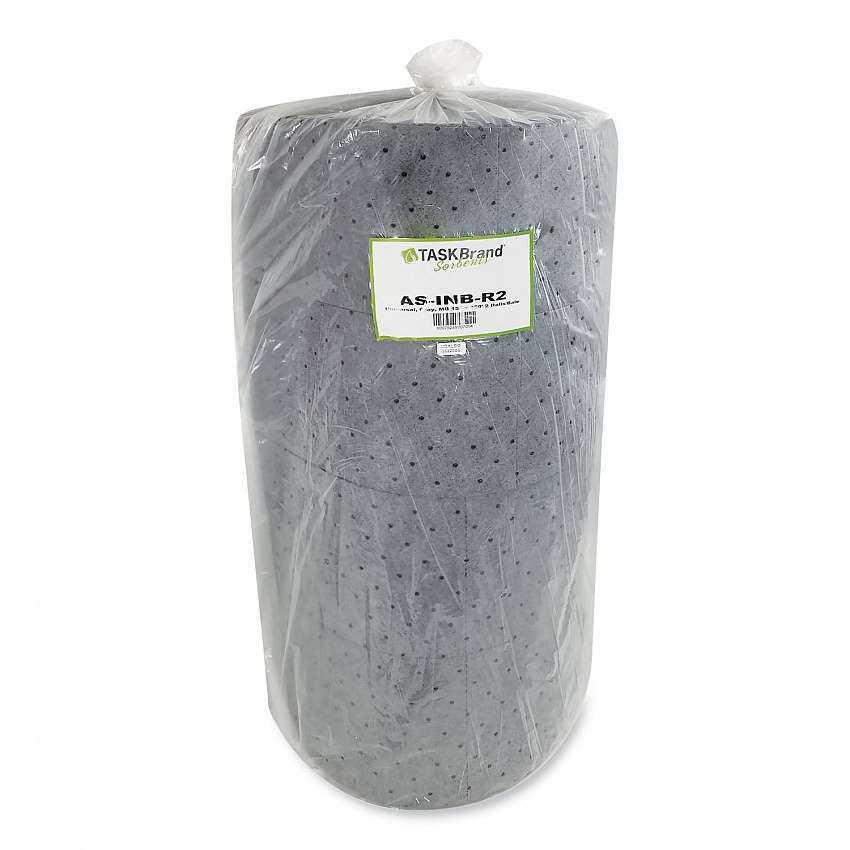TASKBrand All Sorb Industrial Sorbent Roll, 24.5 gal, 15" x 150 ft, 2/Carton (ASINBR2)