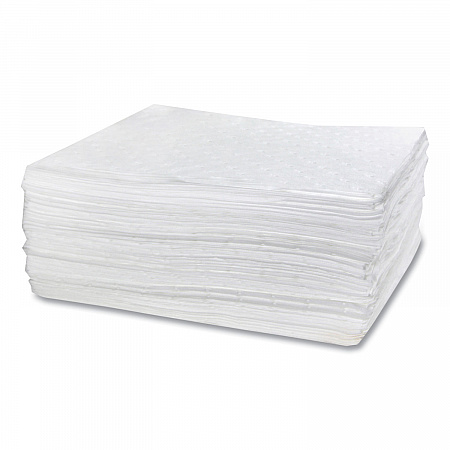 TASKBrand Industrial Oil Only Sorbent Pad, 0.17 gal, 15 x 18, 100/Carton (OSMABCPW)