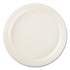 Hefty ECOSAVE Tableware, Plate, Bagasse,  6.75" dia, White, 30/Pack (D77300PK)