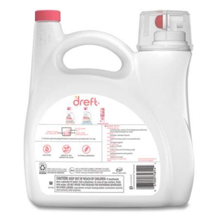 Ultra Laundry Detergent, Liquid, Dreft Original Scent, 138 oz Bottle, 4/Carton (74814)
