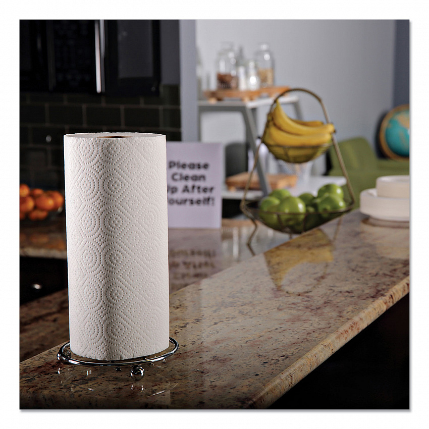 Kitchen Roll Towels, 2-Ply, 11 x 8.8, White, 100/Roll (1220RL)