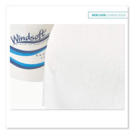 Windsoft Bath Tissue, Septic Safe, 2-Ply, White, 4 x 3.75, 400 Sheets/Roll, 18 Rolls/Carton (2440)