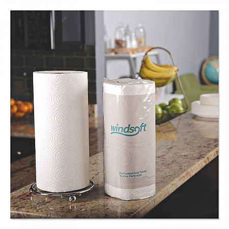 Kitchen Roll Towels, 2-Ply, 11 x 8.5, White, 85/Roll (122085RL)