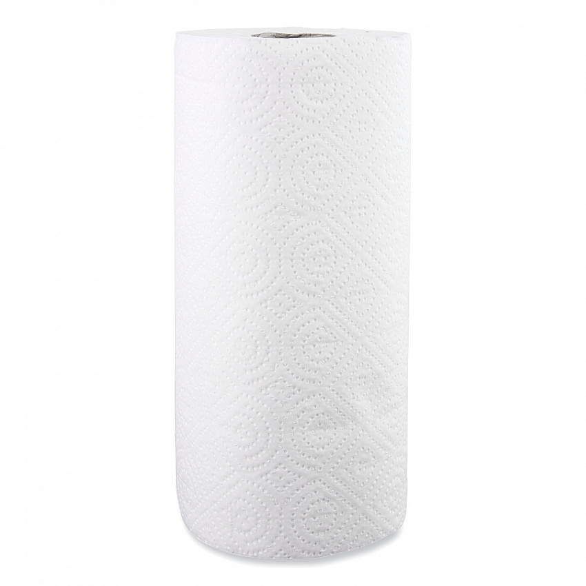 Kitchen Roll Towels, 2-Ply, 11 x 8.5, White, 85/Roll, 30 Rolls/Carton (122085CTB)