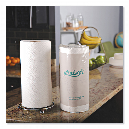 Kitchen Roll Towels, 2-Ply, 11 x 8.8, White, 100/Roll (1220RL)