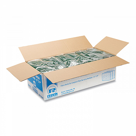 Medium-Duty Scouring Pad, 6 x 9, Green, 10 Pads/Pack, 6 Packs/Carton (S960)