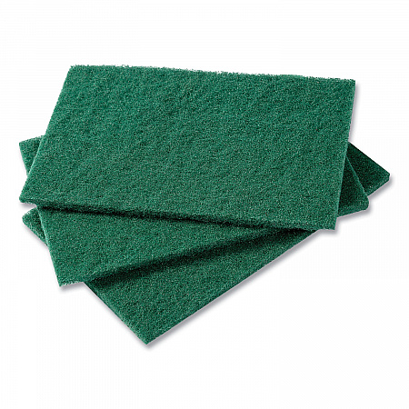 Medium-Duty Scouring Pad, 6 x 9, Green, 10 Pads/Pack, 6 Packs/Carton (S960)
