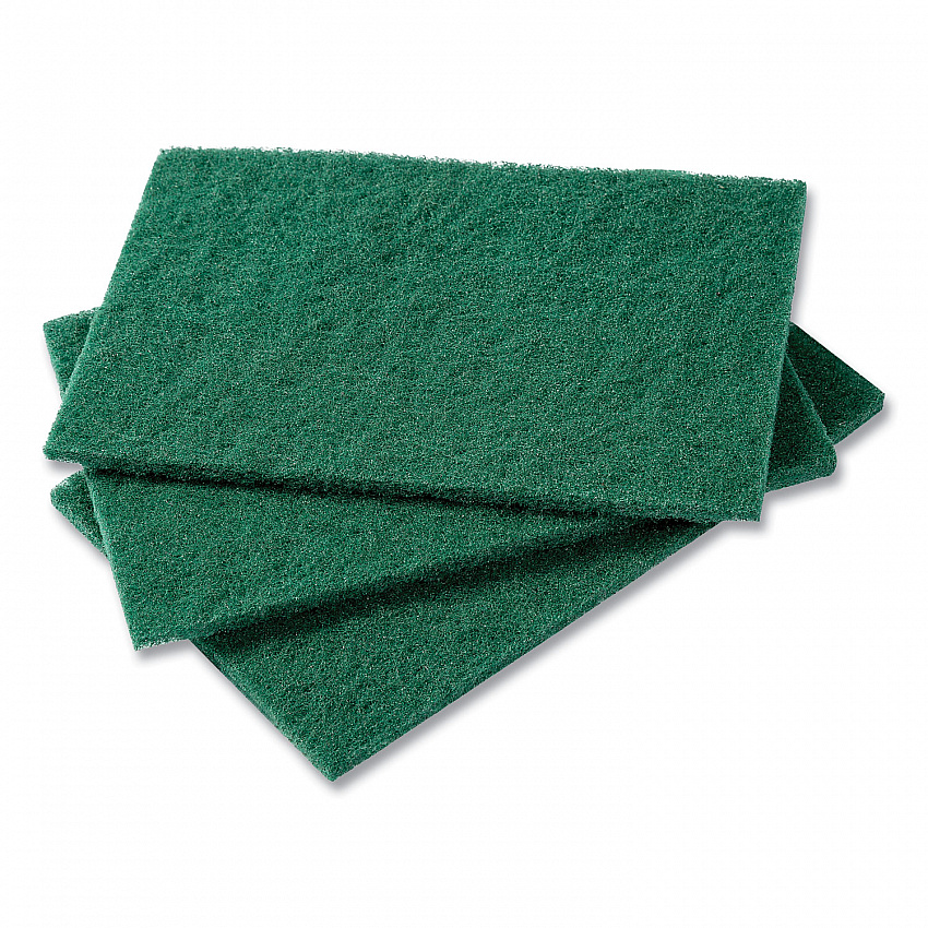Medium-Duty Scouring Pad, 6 x 9, Green, 10 Pads/Pack, 6 Packs/Carton (S960)