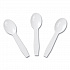 Polystyrene Taster Spoons, Plastic, 3