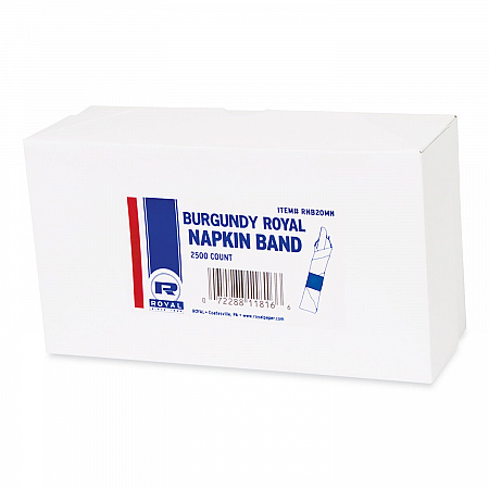 Napkin Bands, Burgundy, 1.5