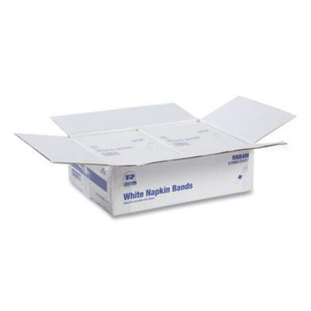 AmerCareRoyal Napkin Bands, Paper, White, 1 1/2", 4000/Carton (RNB4M)