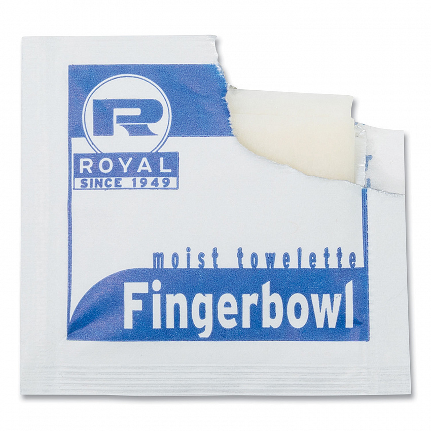 Moist Towelettes, Individually Wrapped, 4 x 6, Lemon Scent, White, 1,000/Carton (RF1MB)