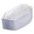 AmerCareRoyal Classy Cap, Crepe Paper, White, Adjustable, One Size, 100 Caps/Pk, 10 Pks/Carton (RCC2W)