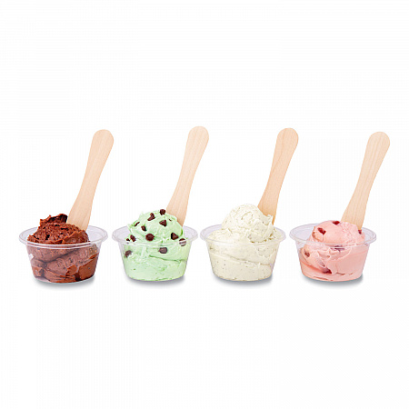 Wooden Taster Spoons, 3.5