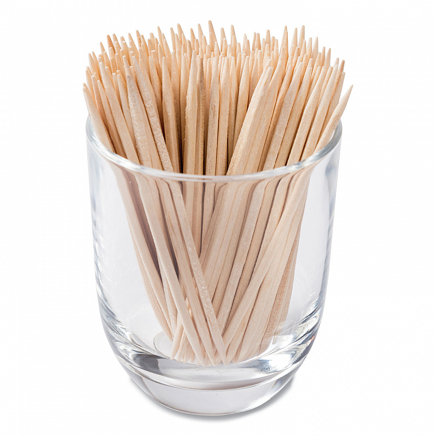 Square Wood Toothpicks, 2.75", Natural, 800/Box, 24 Boxes/Carton (R820SQ)