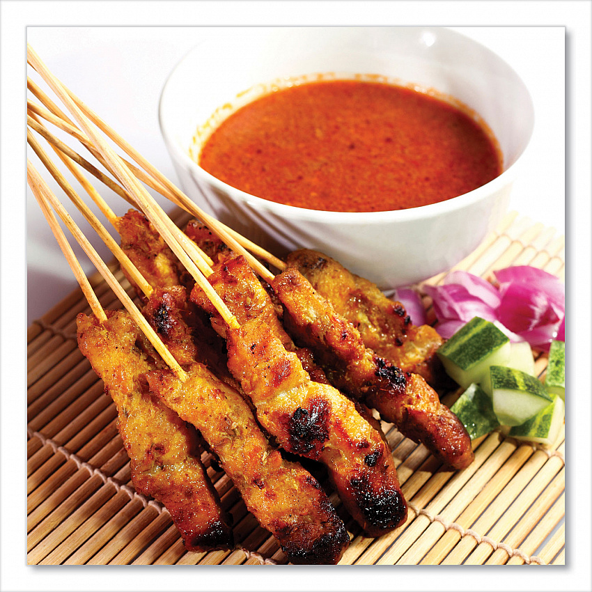 Bamboo Skewers, Paper, 10", White, 100/Pack, 10 Packs/Box, 12 Boxes/Carton (R813)