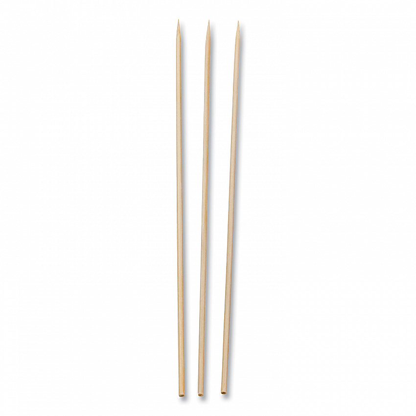 Bamboo Skewers, Paper, 10", White, 100/Pack, 10 Packs/Box, 12 Boxes/Carton (R813)