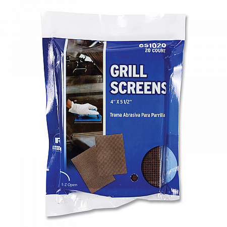 Griddle Screen, Aluminum Oxide, 4 x 5.5, Brown, 20/Pack, 10 Packs/Carton (GS1020)
