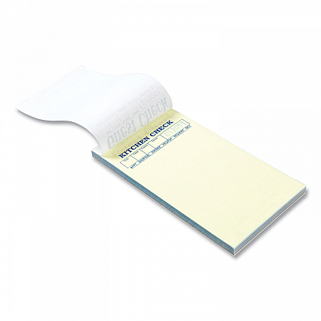 Guest Check Pad, 17 Lines, Two-Part Carbonless, 3.6 x 6.7, 50 Forms/Pad, 50 Pads/Carton (GC70002)