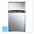 Counter-Height  3.1 Cu. Ft. Two-Door Refrigerator/Freezer, Black/Stainless Steel (RA31B3S)