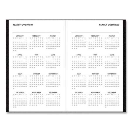 Blue Sky Aligned Slim Weekly Planner, 6 x 3.75, Black Cover, 12-Month (Jan to Dec): 2022 (123855)