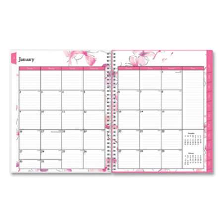 Blue Sky Breast Cancer Awareness Create-Your-Own Cover Weekly/Monthly Planner, Orchid Artwork, 11 x 8.5, 12-Month (Jan-Dec): 2022 (137268)