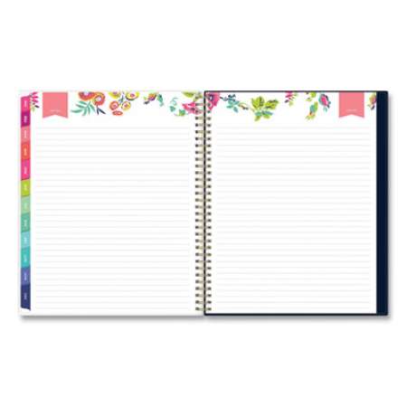 Blue Sky Day Designer Peyton Create-Your-Own Cover Weekly/Monthly Planner, Floral Artwork, 11 x 8.5, Navy, 12-Month (Jan-Dec): 2022 (103617)