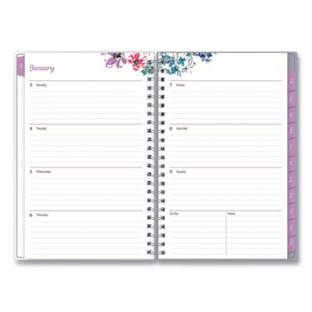 Blue Sky Laila Create-Your-Own Cover Weekly/Monthly Planner, Wildflower Artwork, 8 x 5, Multicolor Cover, 12-Month (Jan-Dec): 2022 (137276)