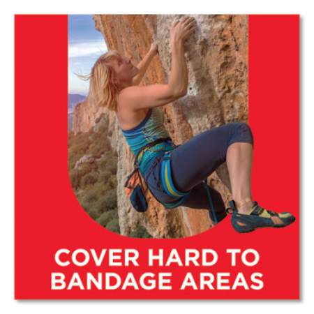 BAND-AID Sheer/Wet Adhesive Bandages, Assorted Sizes, 280/Box (4711)