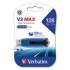 Verbatim V3 Max USB 3.0 Flash Drive, 128 GB, Blue (49808)