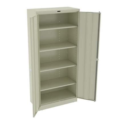 Tennsco 78" High Deluxe Cabinet, 36w x 18d x 78h, Putty (1870PY)