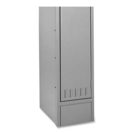 Tennsco Optional Locker Base, 12w x 18d x 6h, Medium Gray (CLB1218MG)